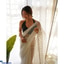 Shop in Sri Lanka for Superb Soft Refined Organza Silk Saree With Silver Gota Work