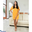 Shop in Sri Lanka for Skylar Shift Dress- Yellow