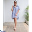 Shop in Sri Lanka for Joy Shift Dress - Blue Stripe