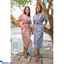 Shop in Sri Lanka for Saloni Bandage Sky Linen Midi Dress