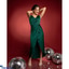 Shop in Sri Lanka for Mona Overlapped Maxi Dress - Emerald Green