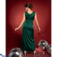 Shop in Sri Lanka for Mona Overlapped Maxi Dress - Emerald Green