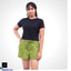 Shop in Sri Lanka for Linen Short With Front Knot - Green