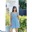 Shop in Sri Lanka for Daisy Floral Tie Back Detail Dress - Blue