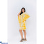 Shop in Sri Lanka for Yellow, Mid Length, Tie Dye Kaftan P001