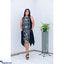 Shop in Sri Lanka for Black Batik Dress With An Intricate Design DR018