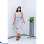 Shop in Sri Lanka for White Batik Dress With Black & Maroon Cracks DR019