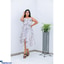 Shop in Sri Lanka for White Batik Dress With Black & Maroon Cracks DR019