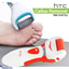 Shop in Sri Lanka for HTC Washable Callus Remover Orange White HL- 017 Scrub Pedicure Foot Feet Grind Dead Dry Skin Massage