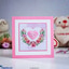 Shop in Sri Lanka for I Love You (PINK) Floral Handmade Greeting Card