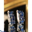 Shop in Sri Lanka for Royal Blue Stones Hoop Earrings