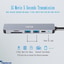 Shop in Sri Lanka for USB C Hub 6 In 1 Portable Aluminum USB C Multiport Adapter For Macbook