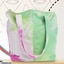 Shop in Sri Lanka for Linen Tie Dye Tote Bag With Piping Design (medium)