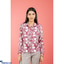 Shop in Sri Lanka for Burgundy Blossom Formal Long Sleeve Top