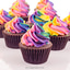 Shop in Sri Lanka for Rainbow Swirl Chocolate Cupcakes - 12 Piece