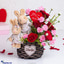 Shop in Sri Lanka for Charming Love Arrangement With Six Red Roses