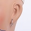Shop in Sri Lanka for Alankara 18kw white gold  earrings  vvs1- g (22/12545)