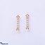 Shop in Sri Lanka for Alankara pink gold diamond earring studs 0.11 karat vvs1/G (aje 6046)