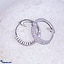 Shop in Sri Lanka for Alankara platinum diamond hoop earring 0.15 karat vvs1/G (ale 15772 )
