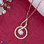 Shop in Sri Lanka for Alankara 18kt rose gold diamond pendant only 0.10 karat vvs1/G (ajp4073)
