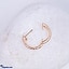 Shop in Sri Lanka for Alankara pink gold diamond hoop earring 0.11 karat vvs1/G (afe 1497)