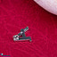 Shop in Sri Lanka for 18kt pink gold letter pendant with one diamond 0.01 vvs1/G (ajp12754 )
