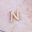 Shop in Sri Lanka for Alankara 18kt pink gold letter pendant with one diamond 0.01 vvs1/G (ajp12755)