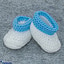 Shop in Sri Lanka for Handmade Crochet Baby Shoe - Baby Footwear - New Born To 03 Months - Cotton Baby Shoes - White Shoes Pink