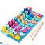 Shop in Sri Lanka for Five In One Fishing Log Board, Wooden Educational Toy, Lean Numbers And Shapes - ETD2105