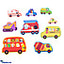 Shop in Sri Lanka for Wooden Vehicle Puzzle For Kids, Educational Wooden Toy, Lean Numbers With Jigsaw Puzzles Set