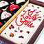 Shop in Sri Lanka for Java 08 Piece Heart With Rose Petal Slab Chocolate