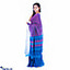 Shop in Sri Lanka for Handloom Blue Saree With Purple Stripes