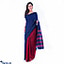 Shop in Sri Lanka for Handloom Blue Saree With Red Stripes