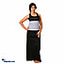 Shop in Sri Lanka for Linen Black Lungi With White And Black Stripe Blouse Materiel - XL