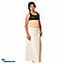 Shop in Sri Lanka for Linen Off White Lungi With Yellow Color Stripe Blouse Materiel Small