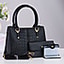 Shop in Sri Lanka for Ultimate Femme Trio Hand Bag 3PCS - Black