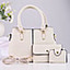 Shop in Sri Lanka for Ultimate Femme Trio Handbag 3PCS - White