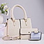 Shop in Sri Lanka for Ultimate Femme Trio Handbag 3PCS - White