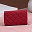 Shop in Sri Lanka for Slim Small Wallet With Zipper Coin Pocket - Red