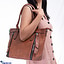 Shop in Sri Lanka for Ladies Top Handle Totes Bag, Shoulder Handbag (red Brown)