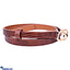Shop in Sri Lanka for Double Ring Decor Belt - Leather Jeans Brown - Golden Circel Buckle For Women,teens - Causal Wear Brown Belt