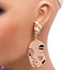 Shop in Sri Lanka for Abstract Luxe Drop Earrings - Unique Face Drop Ear Studs - Stylish Tee Earrings