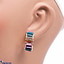 Shop in Sri Lanka for Cuff Hoops With Colourful Stones - Ear Cuff Earrings - Teen Girls Ear Cuffs - Simple Charming Rainbow Color Hoops