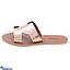 Shop in Sri Lanka for Rose Gold H Sandal -Ladies Casual Wear  - Open Toe Flat - Teen Footwears - Comfy H Slider - Simple Flat Shoes - Women Summer Collection - Size 35