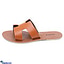 Shop in Sri Lanka for Tan H Sandal - Ladies Casual Wear - Open Toe Flat - Teen Footwears - Comfy H Slider - Simple Flat Shoes - Women Summer Collection - Size 39