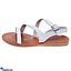 Shop in Sri Lanka for White Solid Platform Sandals - Ladies Casual Wear - Open Toe Flat - Teen Footwears - Comfy & Simple Strappy Flat Shoes - Women Summer Collection - Size 42