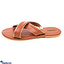 Shop in Sri Lanka for Tan Retro X Sandal - Ladies Casual Wear  - Open Toe Flat - Teen Footwears - Comfy Coss Slider - Simple Flat Shoes -Women Summer Collection - Size 35