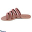 Shop in Sri Lanka for Nude Suede 4 Strand Sandals -  Ladies Casual Wear  - Open Toe Flat - Teen Footwears - Comfy & Simple  Strappy Flat Shoes - Women Summer Collection - Size 36