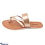 Shop in Sri Lanka for Matt Gold Toe Ring Sandals -  Ladies Casual Wear  - Open Toe Flat -Teen Footwears - Comfy & Simple  Strappy Flat Shoes - Women Summer Collection - Size 35