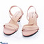 Shop in Sri Lanka for Women's Ankle Half Wrapped Open Toe High Heel- Girls Footwear- Heeled Sandals - Women Work- Wear - Beige - Size 38